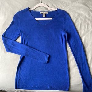 NWOT Banana Republic royal blue sweater